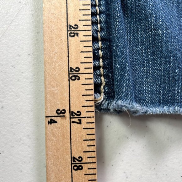 Silver Suki Jeans Womens 32 Raw Hem Blue Stretch Denim * - Picture 11 of 11
